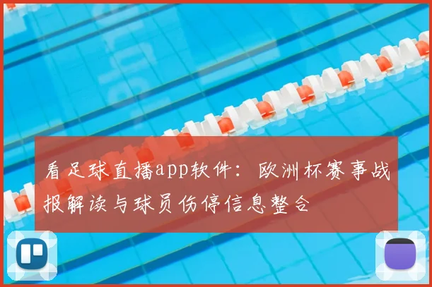 看足球直播app软件:欧洲杯赛事战报解读与球员伤停信息整合