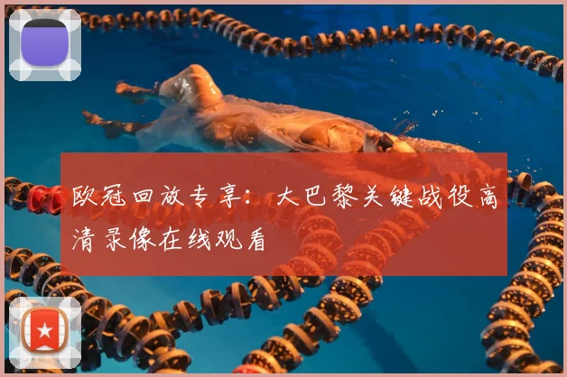 欧冠回放专享：大巴黎关键战役高清录像在线观看